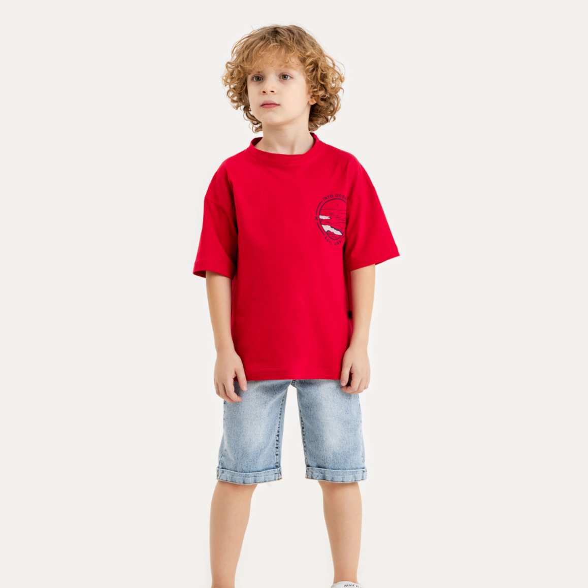 Ocean Jongens Kort Jeans Set-1