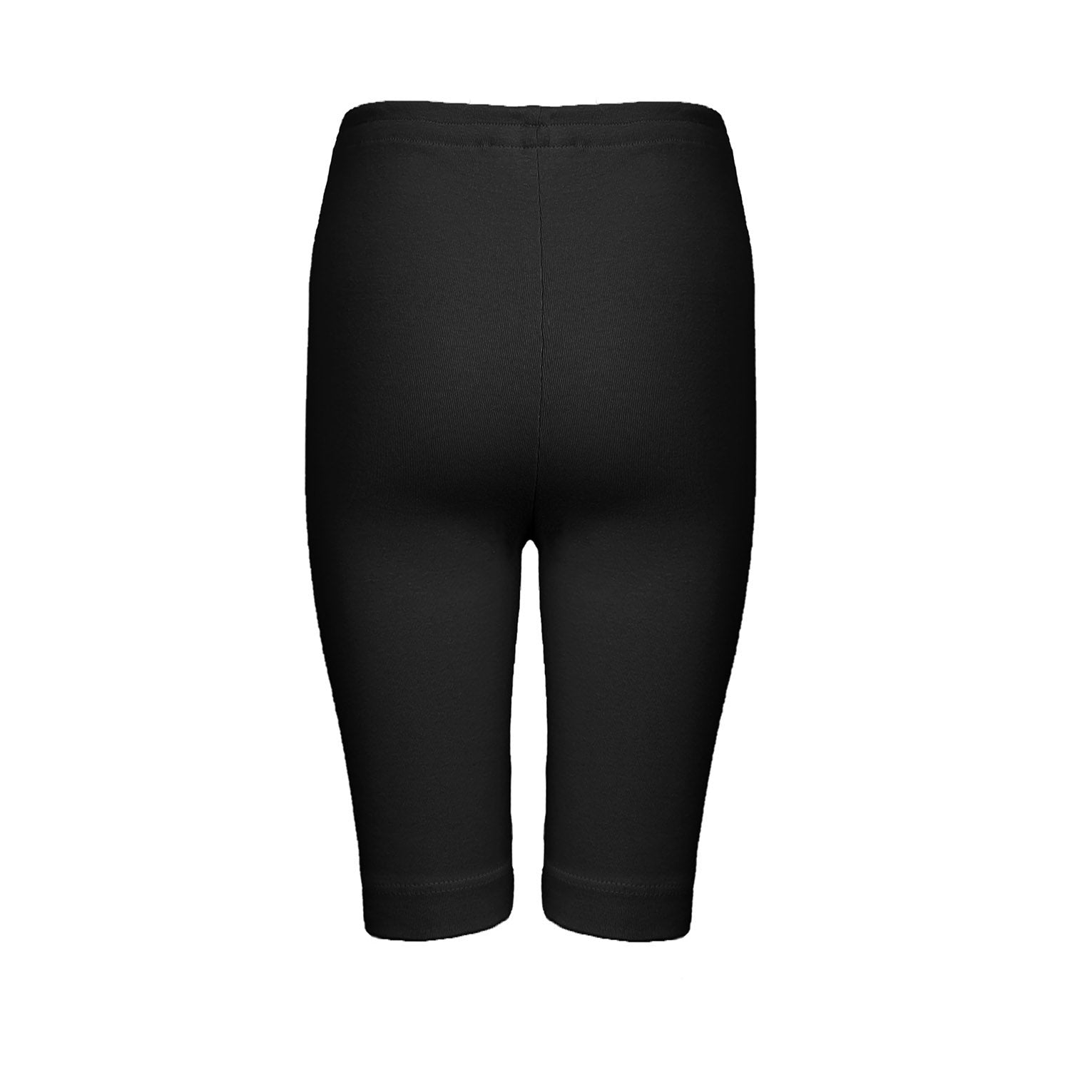 Zwarte Jersey Jongens en Meisjes Biker Shorts-2