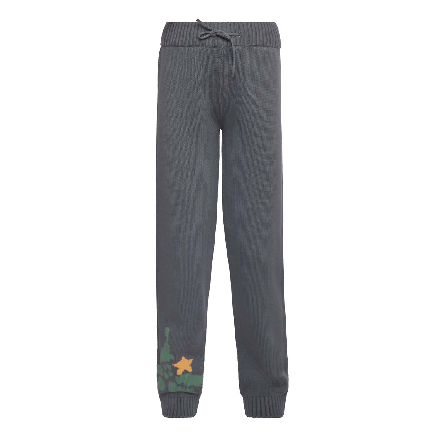 Grey Boys Christmas Leggings-0