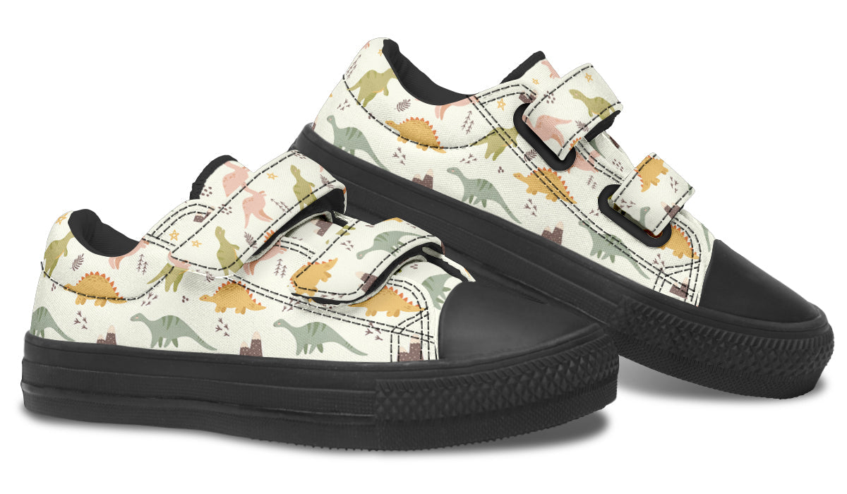 Kids Shoes Low Tops Dinosaurs-2