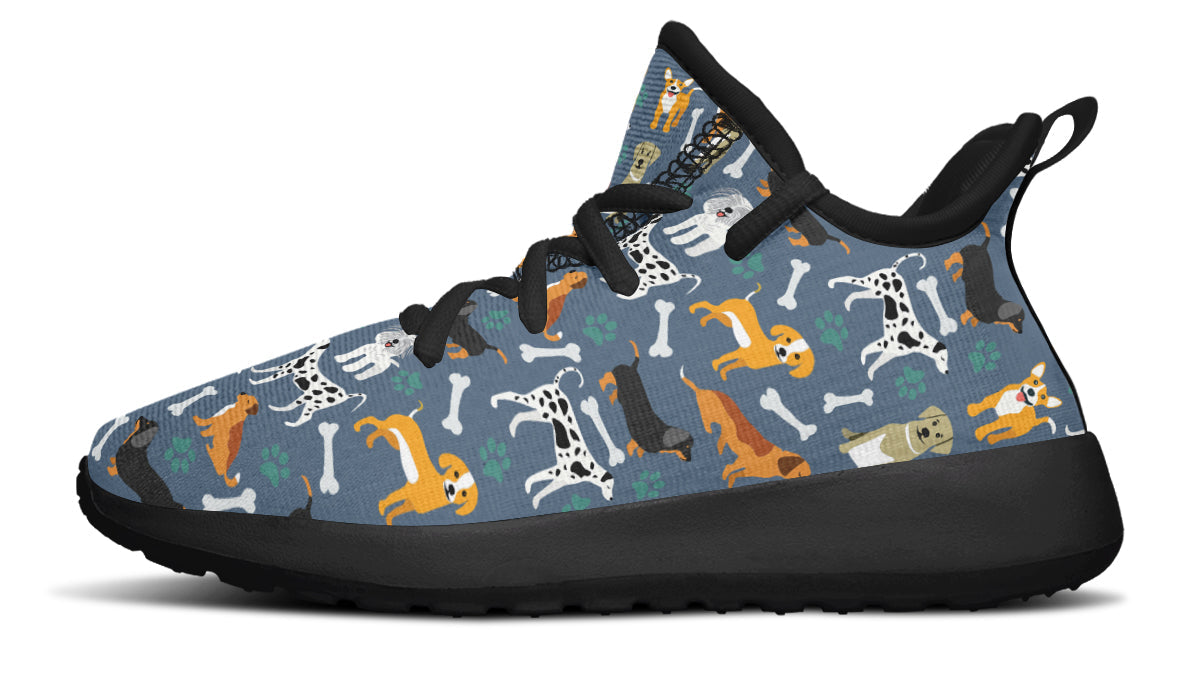 Kids Shoes Sneakers Cute Dogs-2