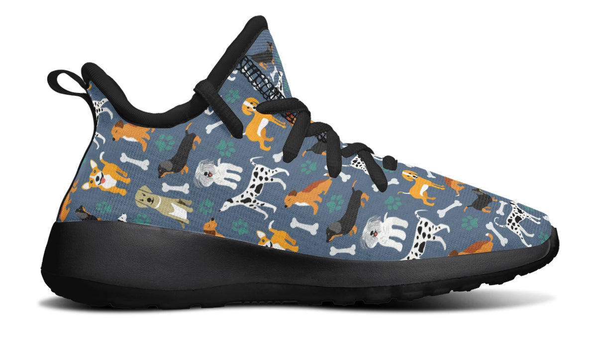 Kids Shoes Sneakers Cute Dogs-3