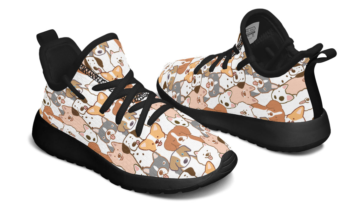 Kids Shoes Sneakers Dogs-4