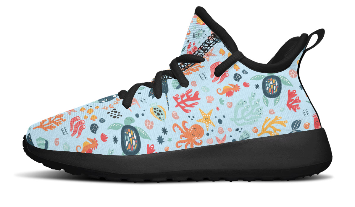 Kids Shoes Sneakers Sea Animals-2
