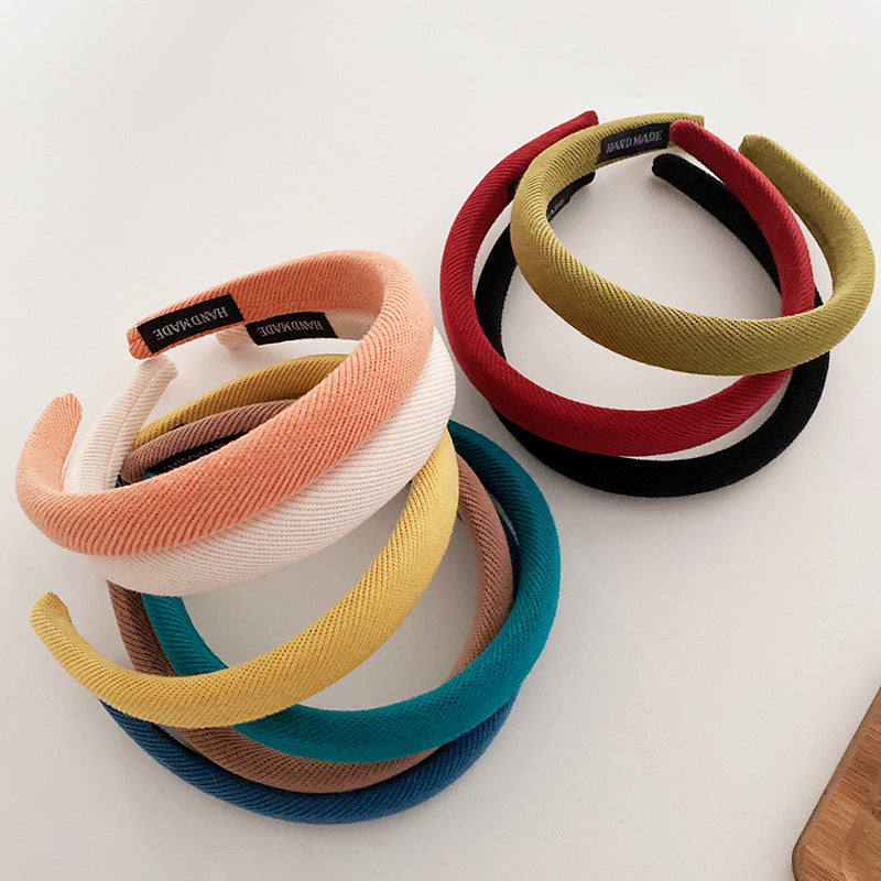 Adorable Solid Color Simple Headband-0