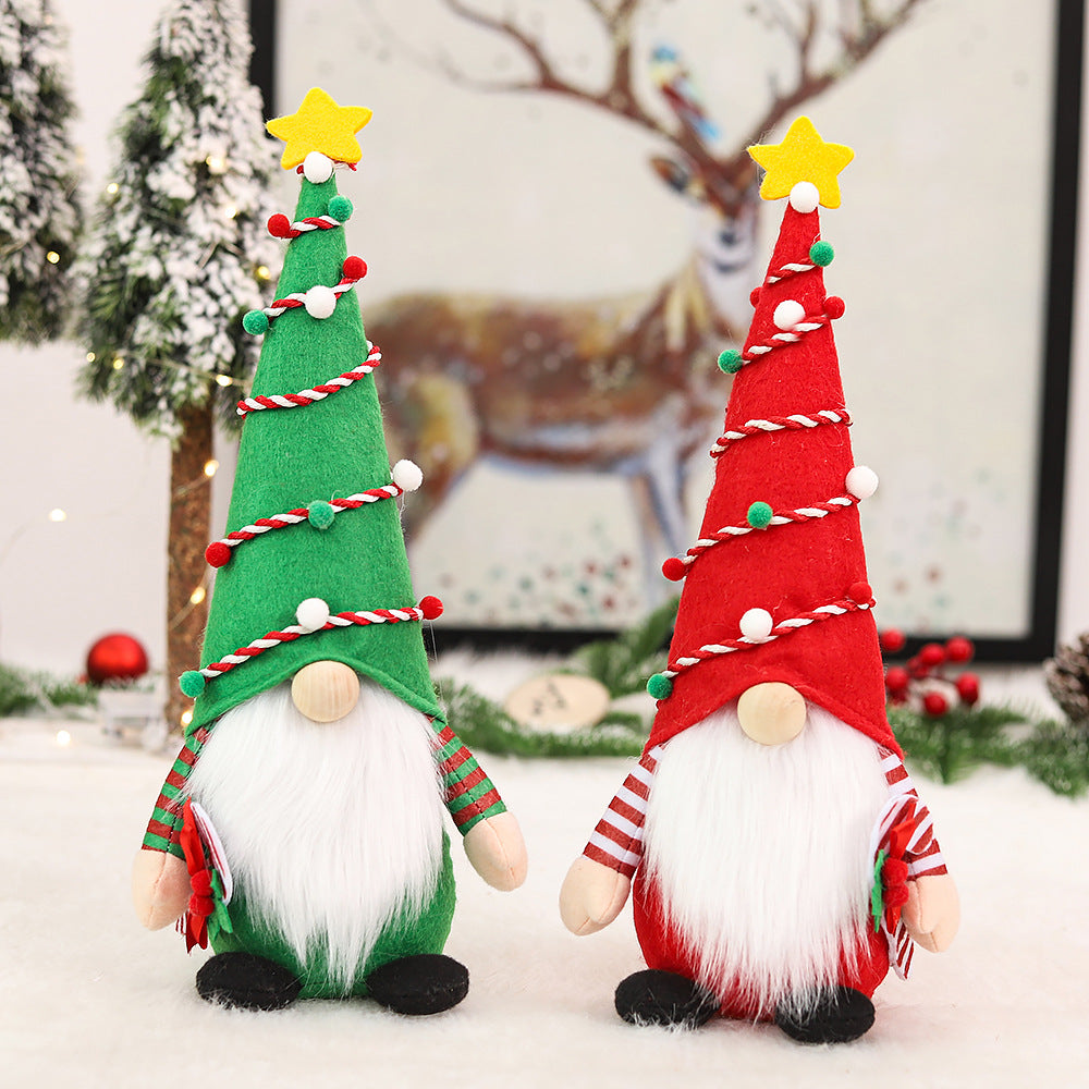 Christmas Nordic Style Santas Festival Decorative Props-3