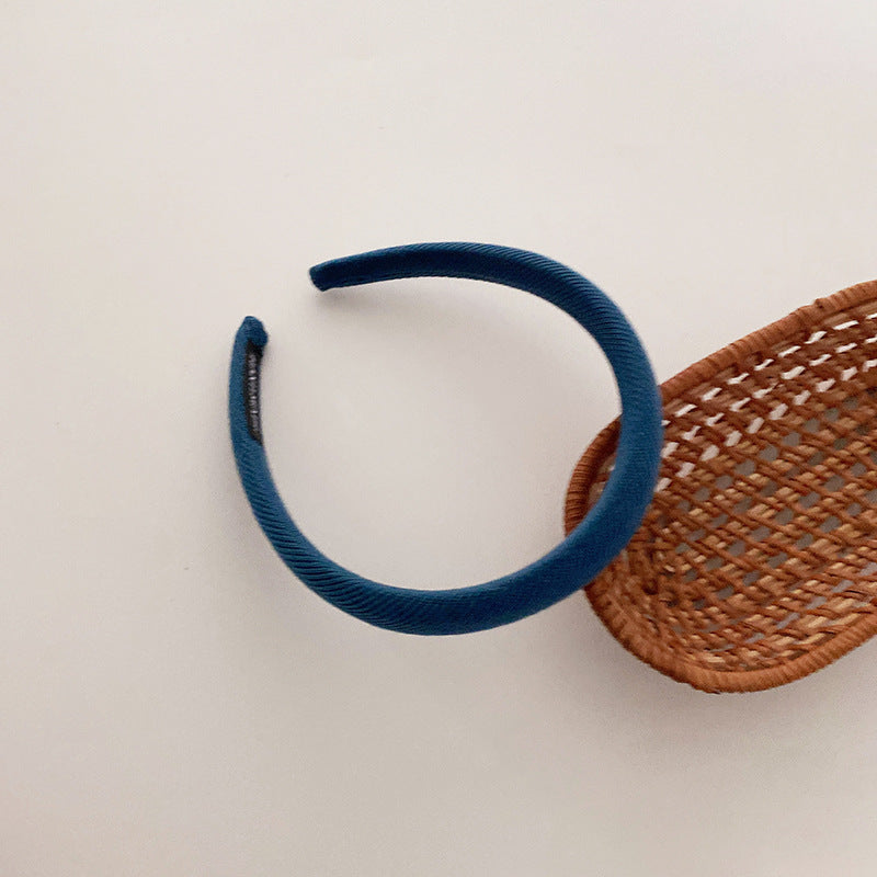 Adorable Solid Color Simple Headband-3