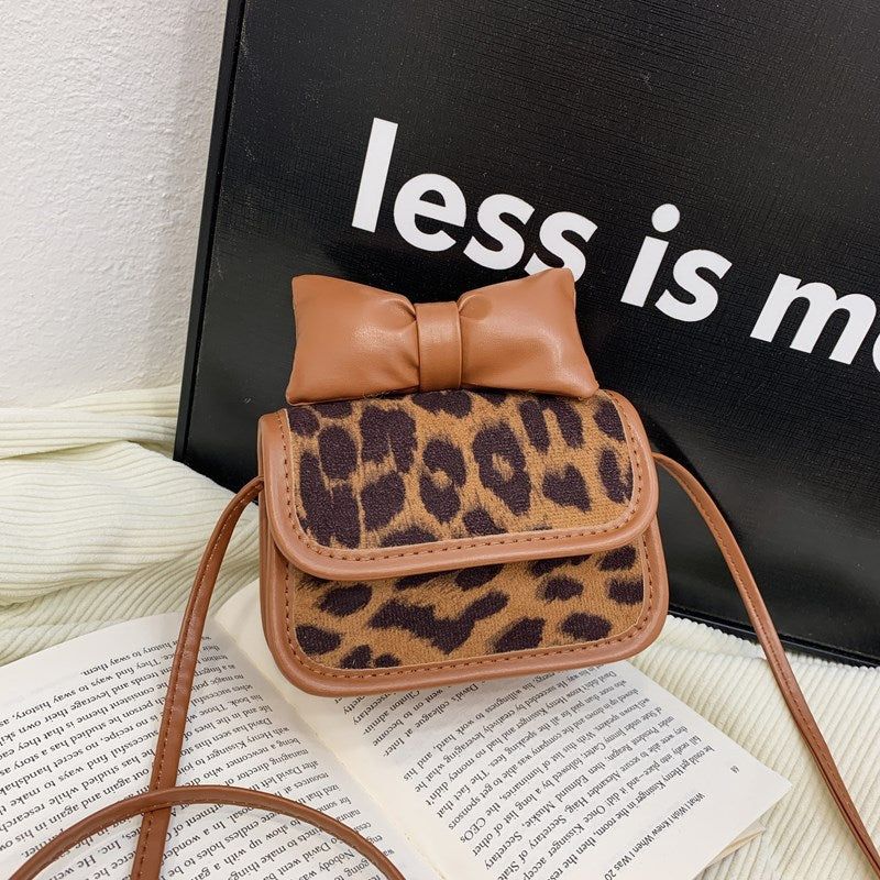 Stylish Fashion Leopard Print Girls’ Shoulder Bag-3