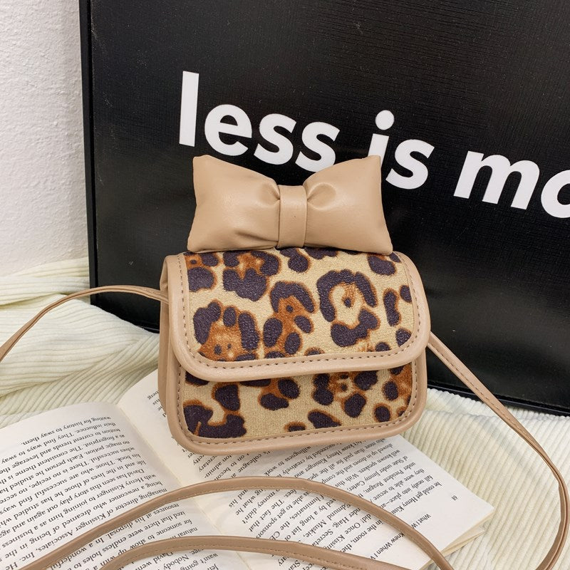 Stylish Fashion Leopard Print Girls’ Shoulder Bag-5