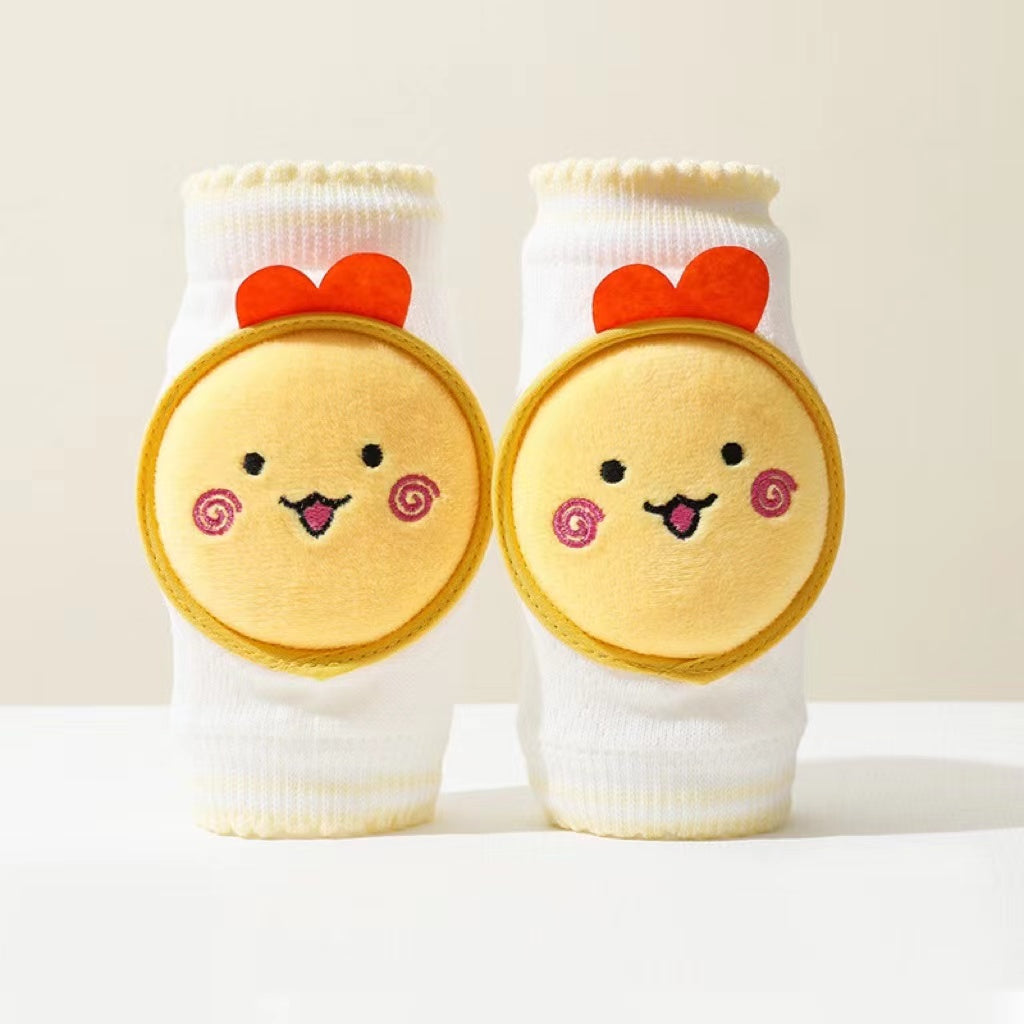 Baby 3D Cartoon Patched Pattern Mesh Breathable Design Anti-Fall Knee Pads-6