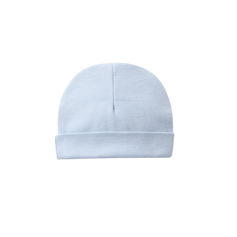 Baby Solid Color Double Dome Hat Tire Cap Thermal Caps-7