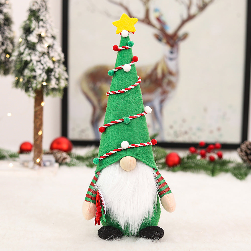 Christmas Nordic Style Santas Festival Decorative Props-5