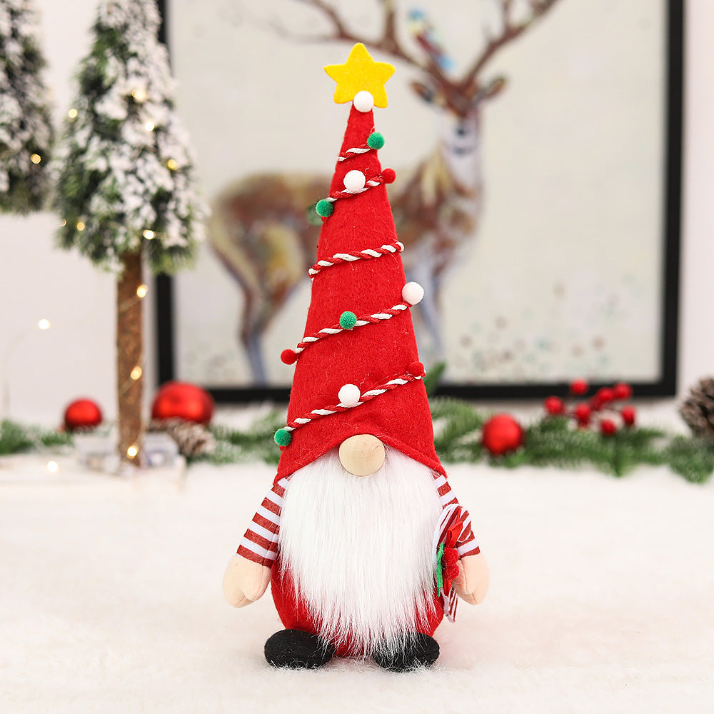 Christmas Nordic Style Santas Festival Decorative Props-9