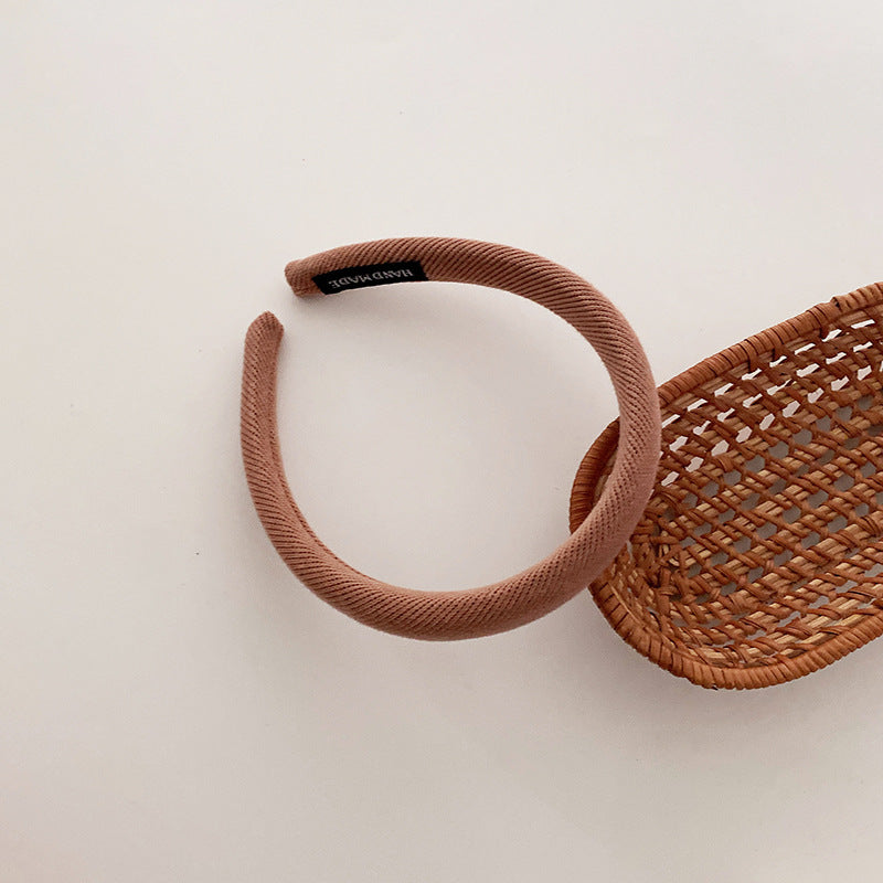 Adorable Solid Color Simple Headband-5