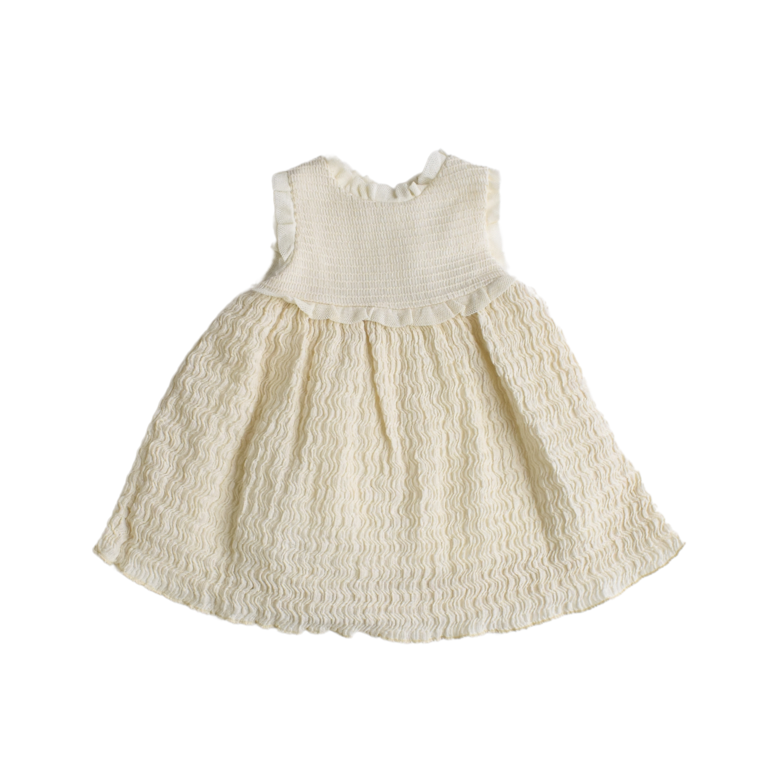 Eenvoudige Chic Baby Meisjes Jurk-0