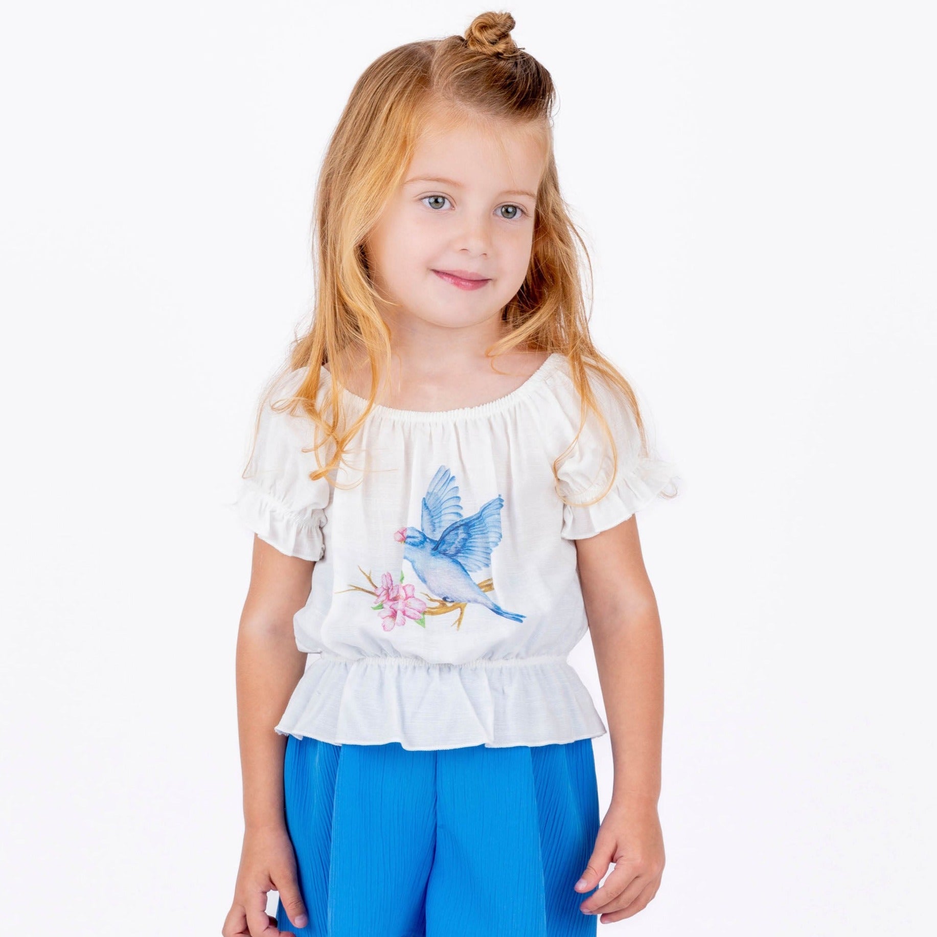 Singing Blues Girls Casual Set-4