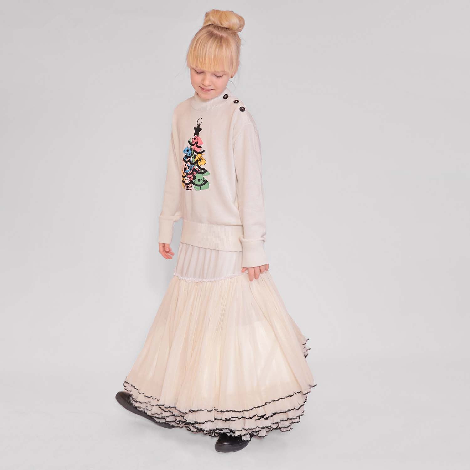 Organic Cotton Tulle Underskirt-1