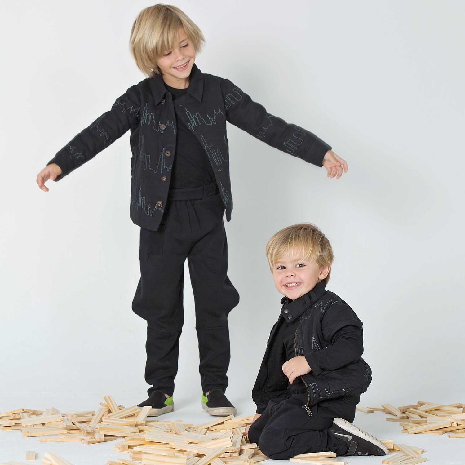 Kids Black Breeches-1