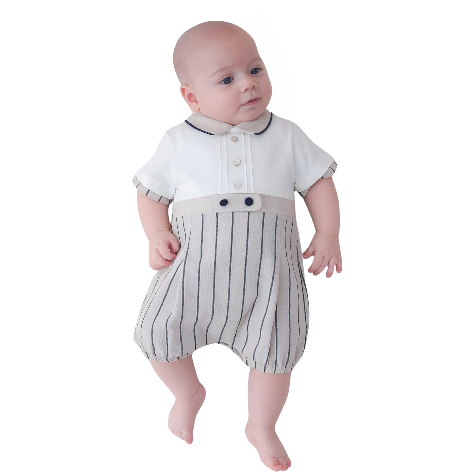Croatia Chic Baby Boys Overall-1