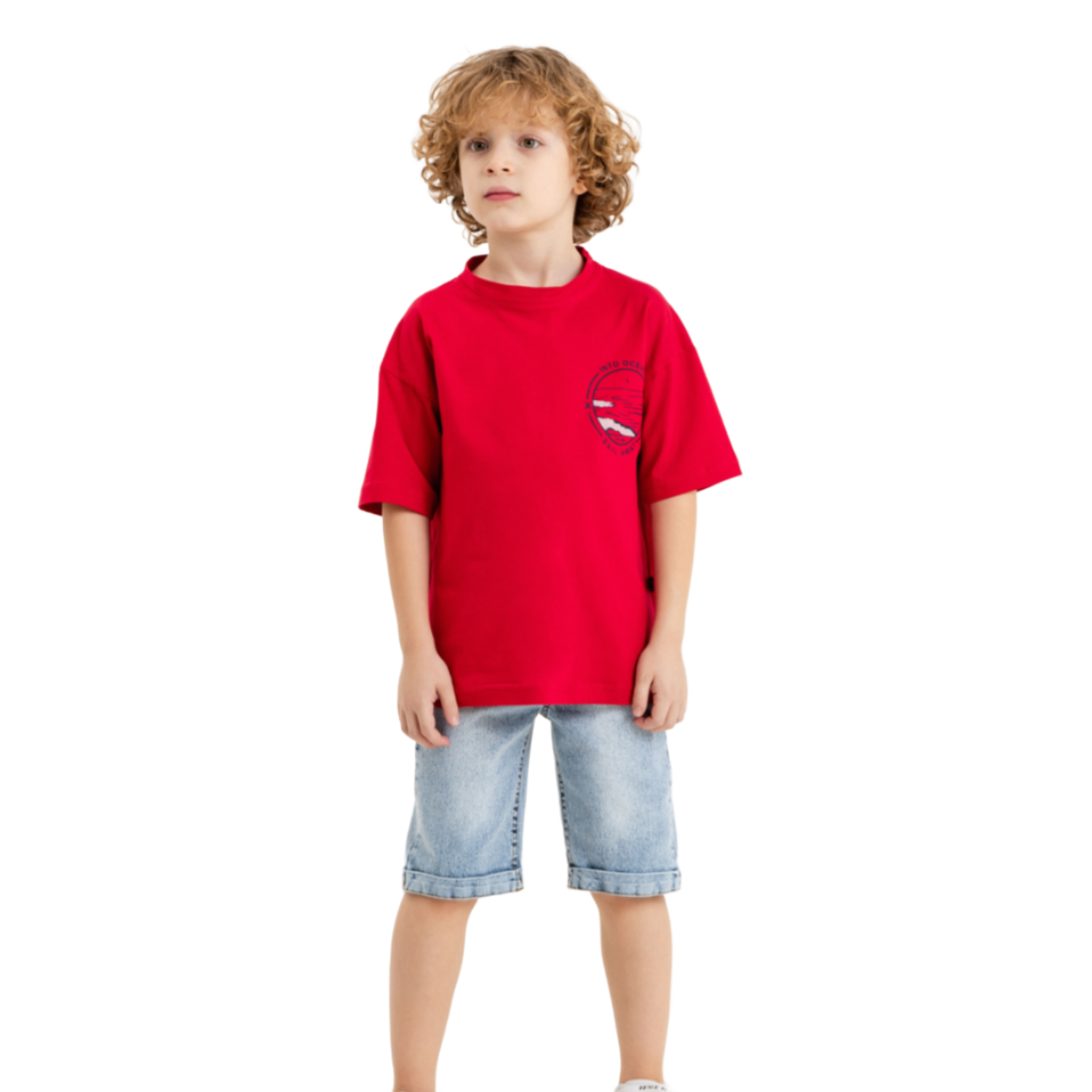 Ocean Jongens Kort Jeans Set-0