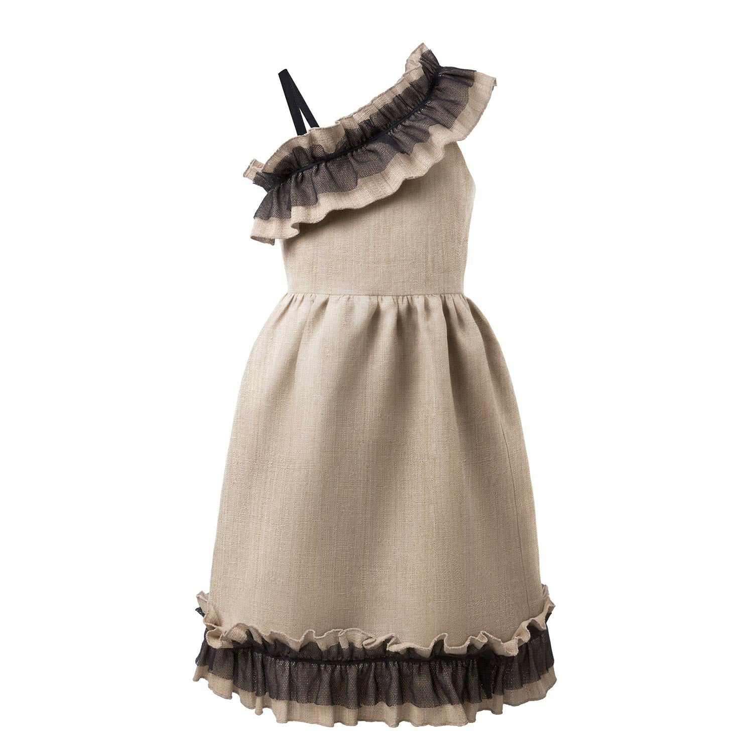 Authentic Lotus Silk Dress for Girls-0